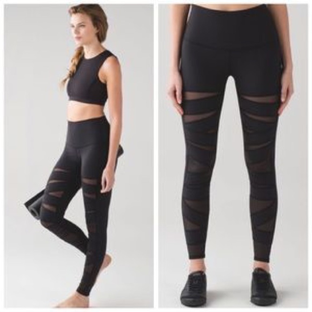 LAST CHANCE: Lululemon Mesh Bandage Leggings